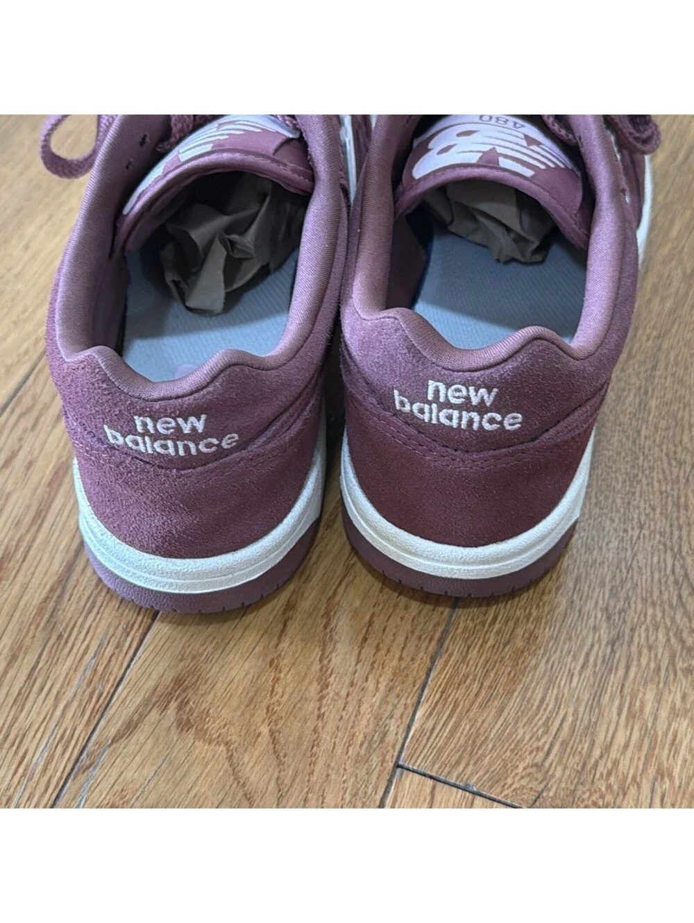 Women’s Size US 7.5 New Balance 480 Shoes Burgundy Pink Sneakers (L 7.5 / R 8.5